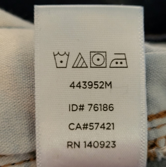 Loft Dark Wash Women's Blue Jeans Cuffed Size 4/27 - Picture 8 of 13